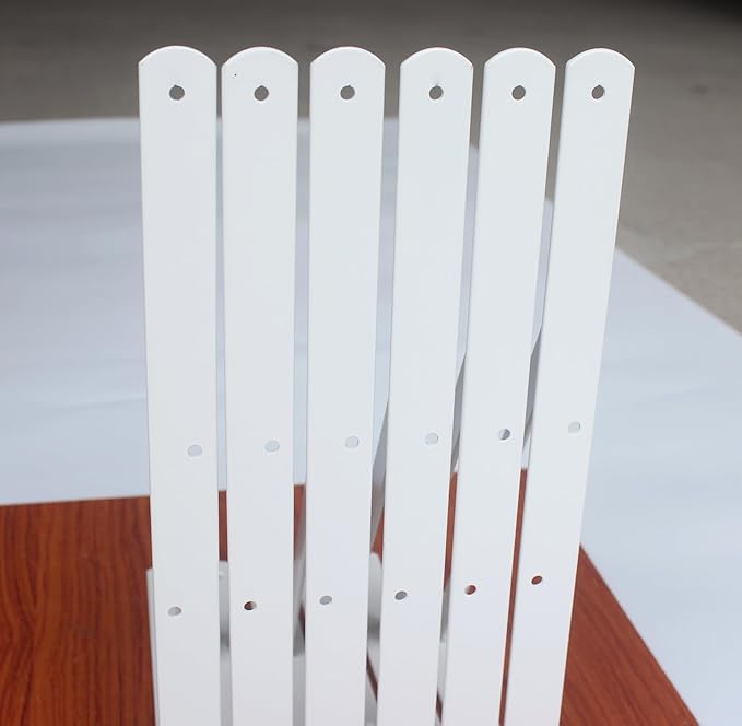 12 Pack L14 x H 10" White Heavy Duty Shelf Brackets