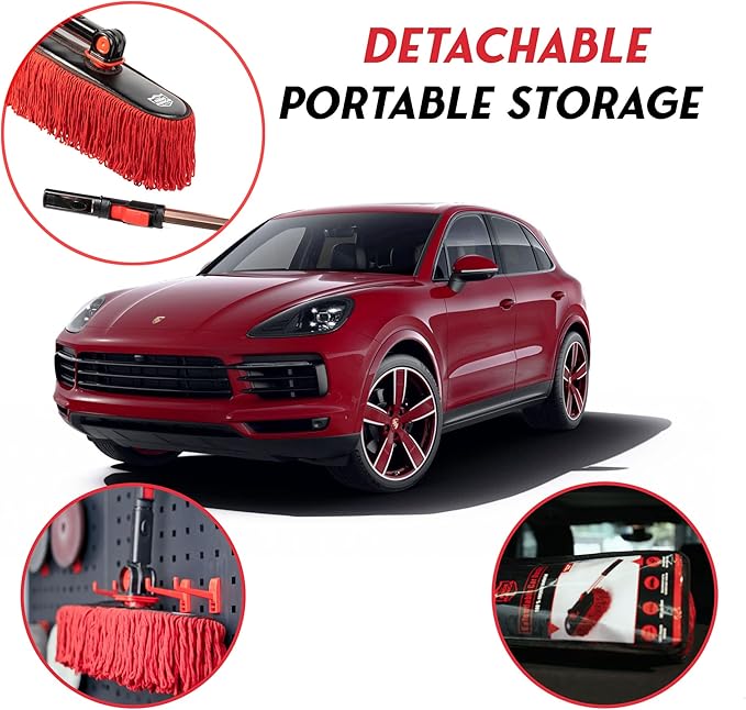 Car Duster Exterior Scratch Free, Soft Car Brush Kit