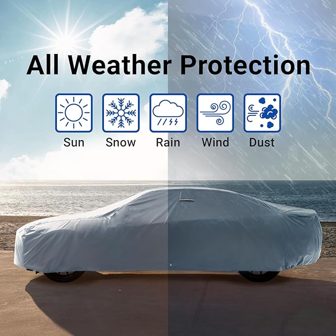 iCarCover Custom Car Cover for Pontiac Lemans 2-Door, 4-Door Waterproof