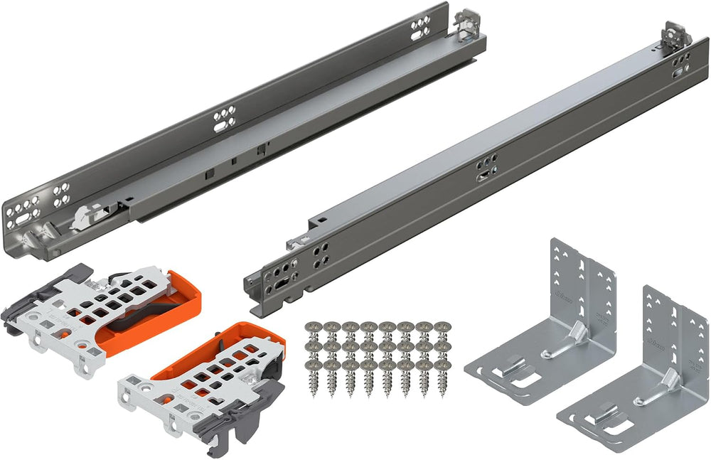 Blum Tandem Plus BLUMOTION 21" Undermount Drawer Slides Kit Full Extension
