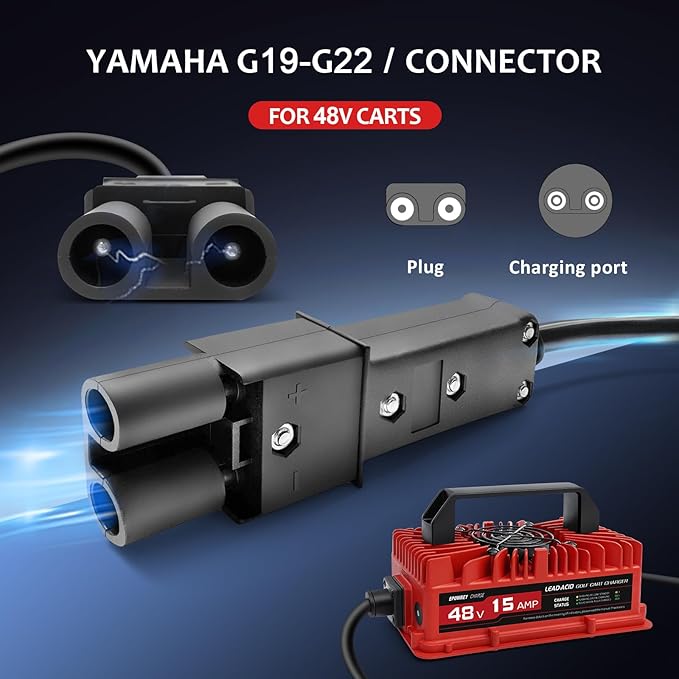 15 Amp 48 Volt Golf Cart Battery Charger