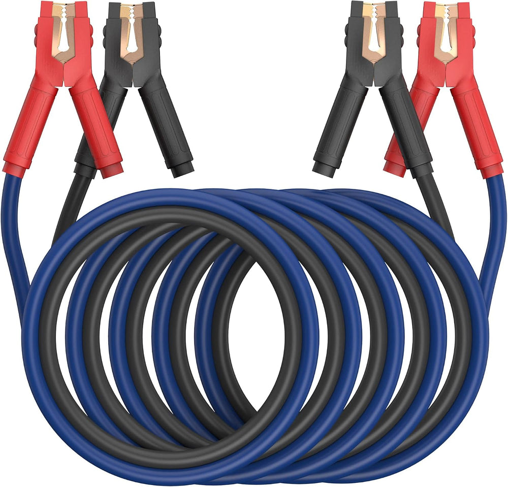 Heavy Duty Jumper Cables, 0 Gauge 25 Feet 1000Amp Booster Cables, UL Listed