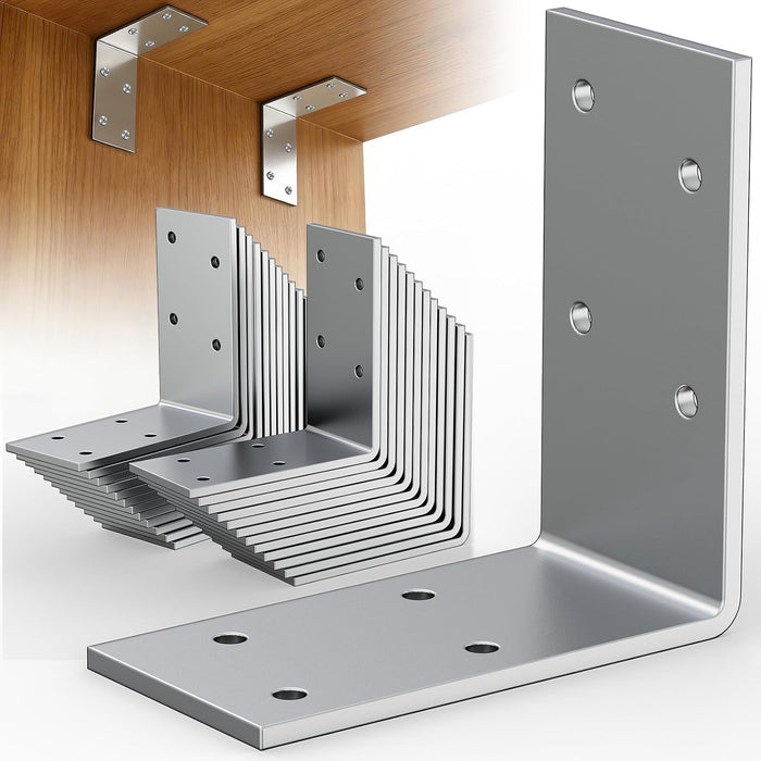 3"x3"x1.5" Steel Angle Bracket, 90 Degree L Corner Brace