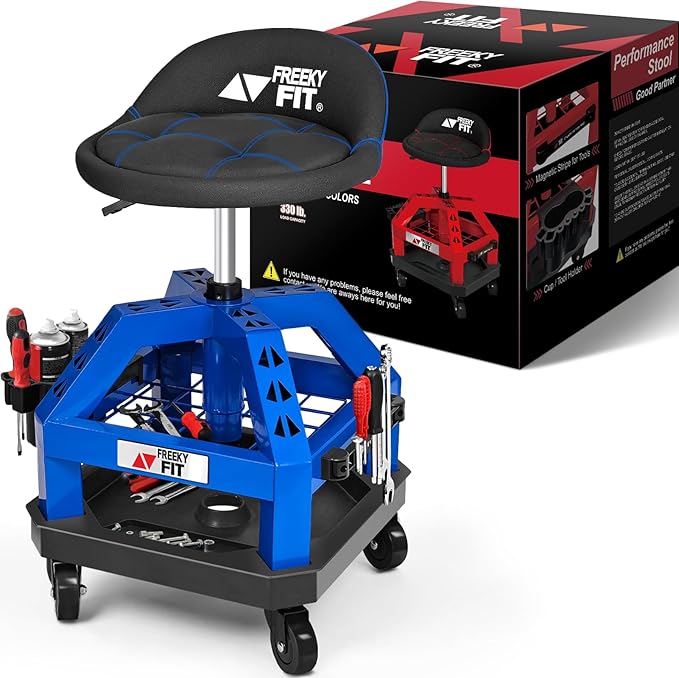 Rolling Shop Stool for Garage