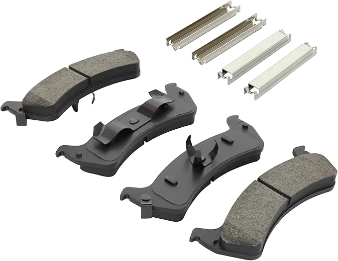 Premium Semi-Metallic Rear Brake Pads Compatible