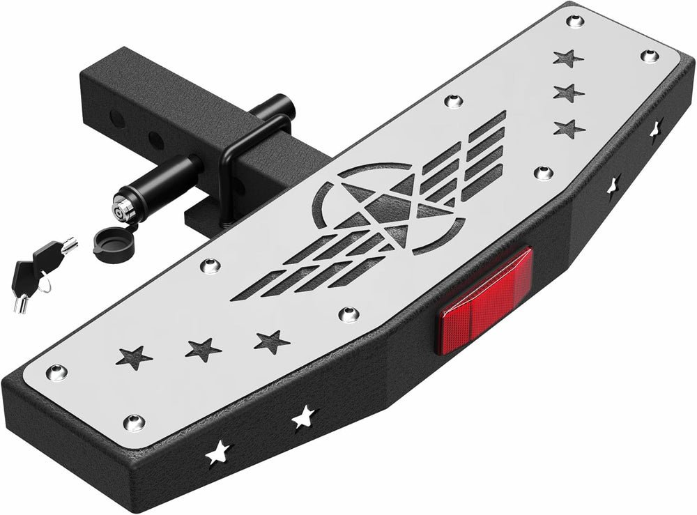 Hitch Step Trailer Hitch Step Fit for 2 Inch Receiver with Pin Lock, Textured...