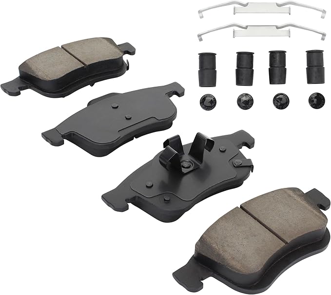 Premium Semi-Metallic Front Brake Pads Compatible
