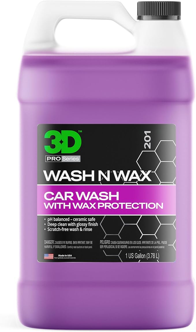 3D Wash N Wax Car Wash Soap