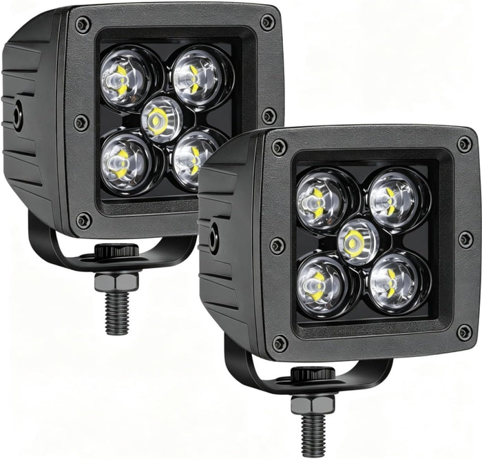 3 Inch LED Pod Lights, 2-Pack 100W CREE LED Cubes Offroad Ditch Lights