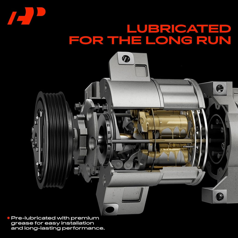 A-Premium Air Conditioner AC Compressor with Clutch