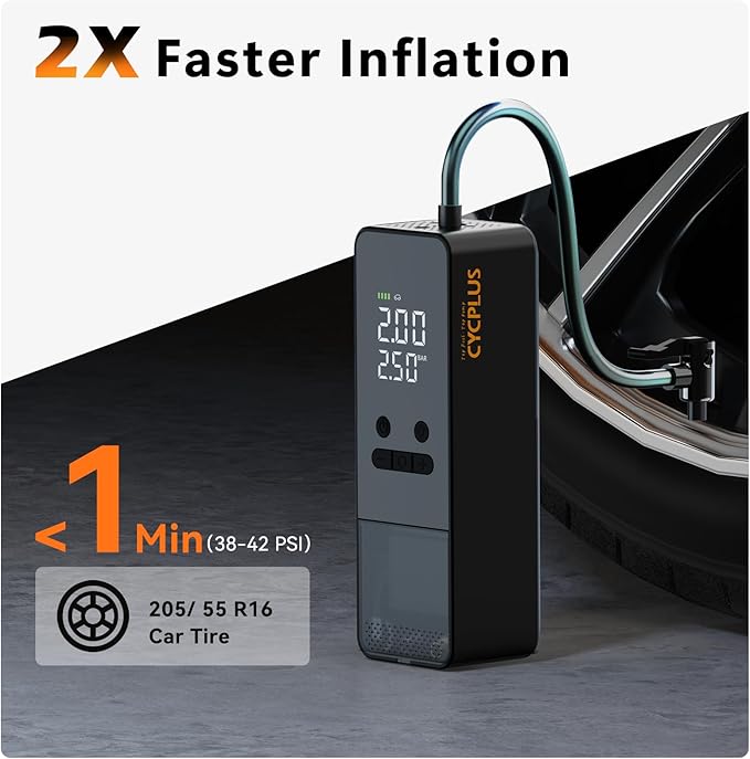 CYCPLUS Tire Inflator Portable Air Compressor