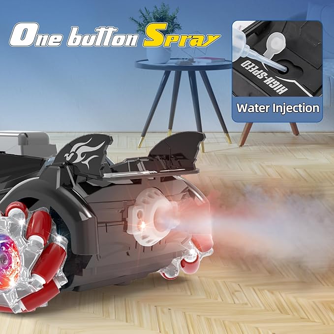 Yasola RC Car with Camera for Kids, Remote Control 360° Rotating High Speed