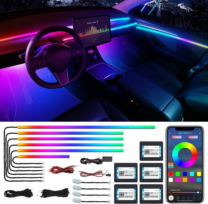 Acrylic Interior Car LED Strip Light