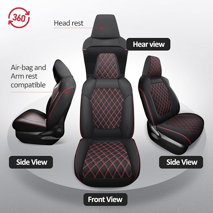 MIROZO Seat Covers for Rav4, Non-Hybrid Toyota RAV4 Seat Covers Car Seat Cover