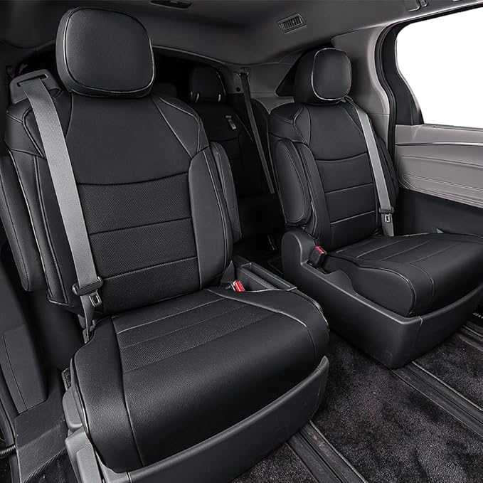 EKR Sienna Seat Covers for 2011-2020 Toyota Sienna LE, XLE Premium 2nd Row