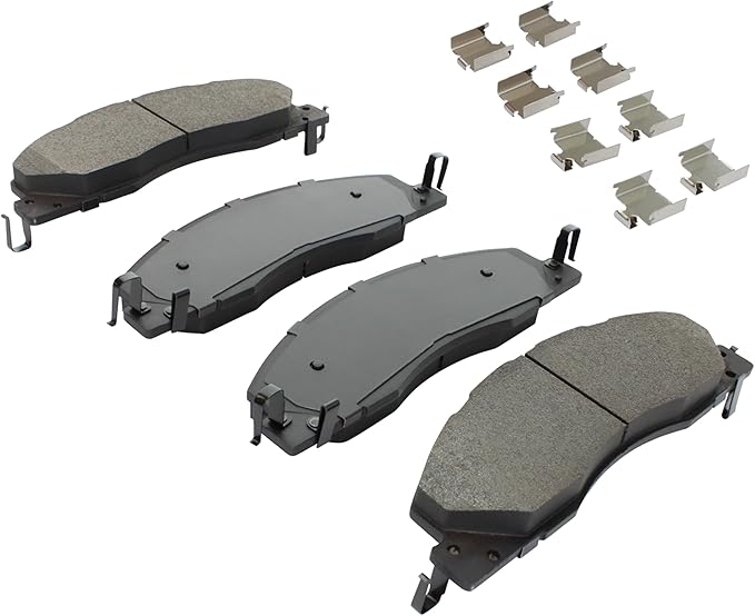 Premium Semi-Metallic Front Brake Pads Compatible