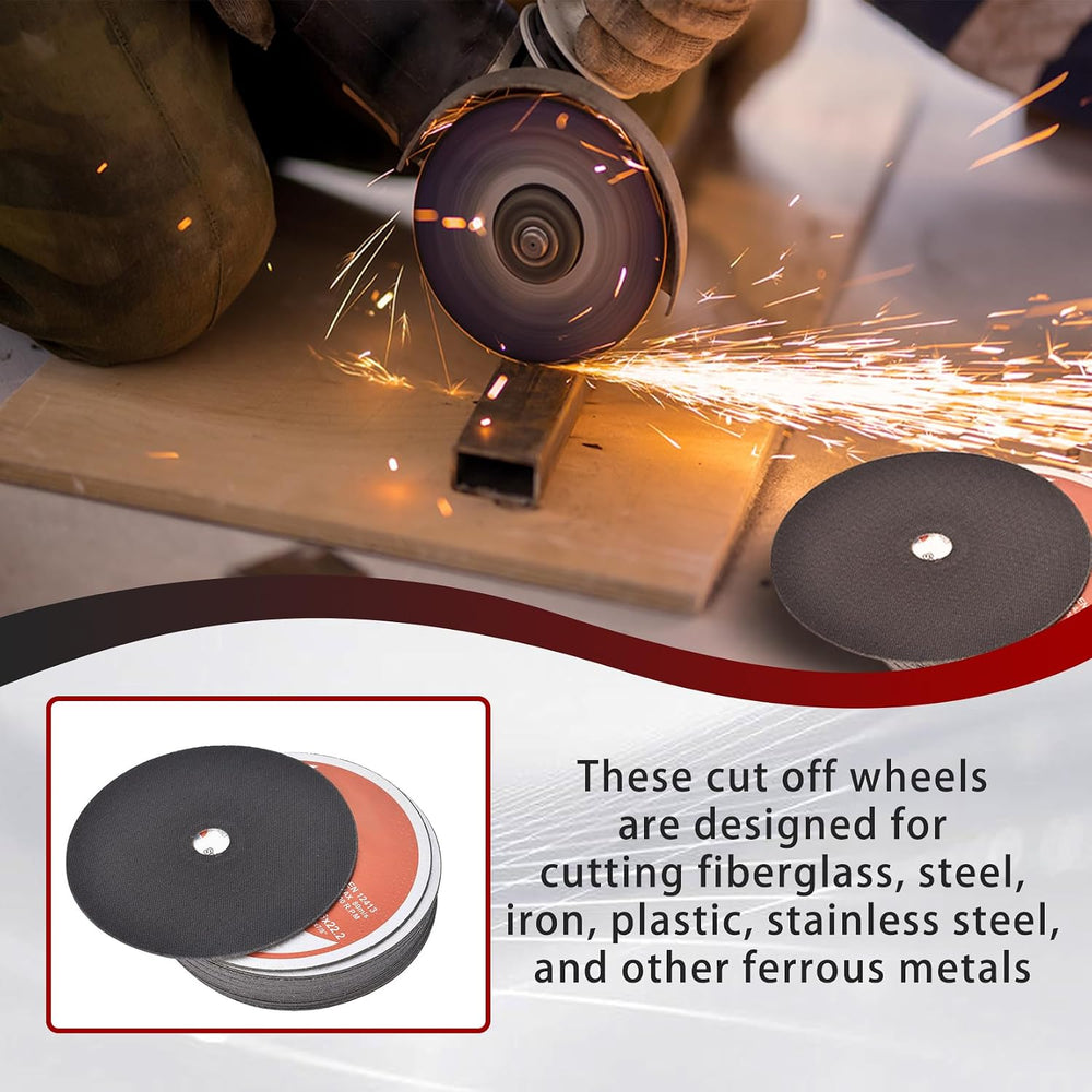 100 Pack 5" x.040 x7/8" Cut-Off Wheel - Metal & Stainless Steel...