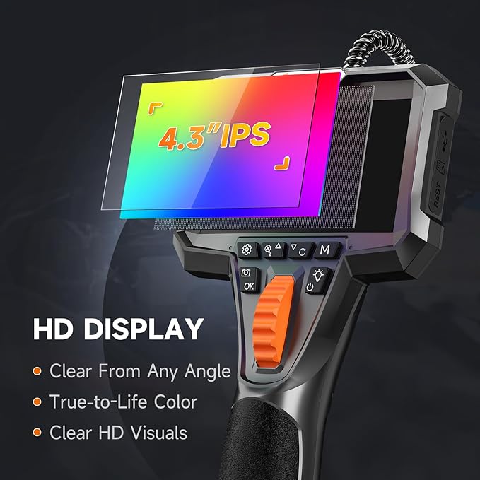 FOXWELL Y400 2-Way Articulating Borescope Camera