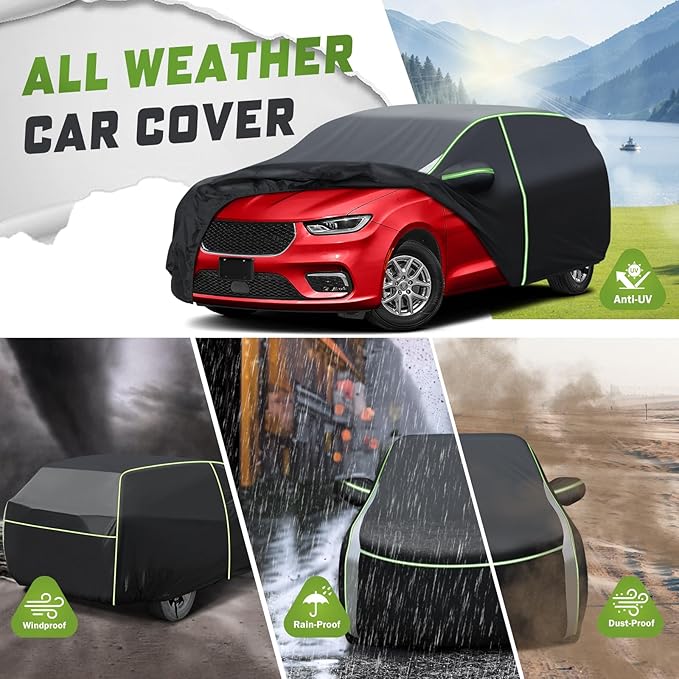 Mixsuper Liner Car Cover for Chrysler Pacifica 1999-2026, 7 Layers Waterproof