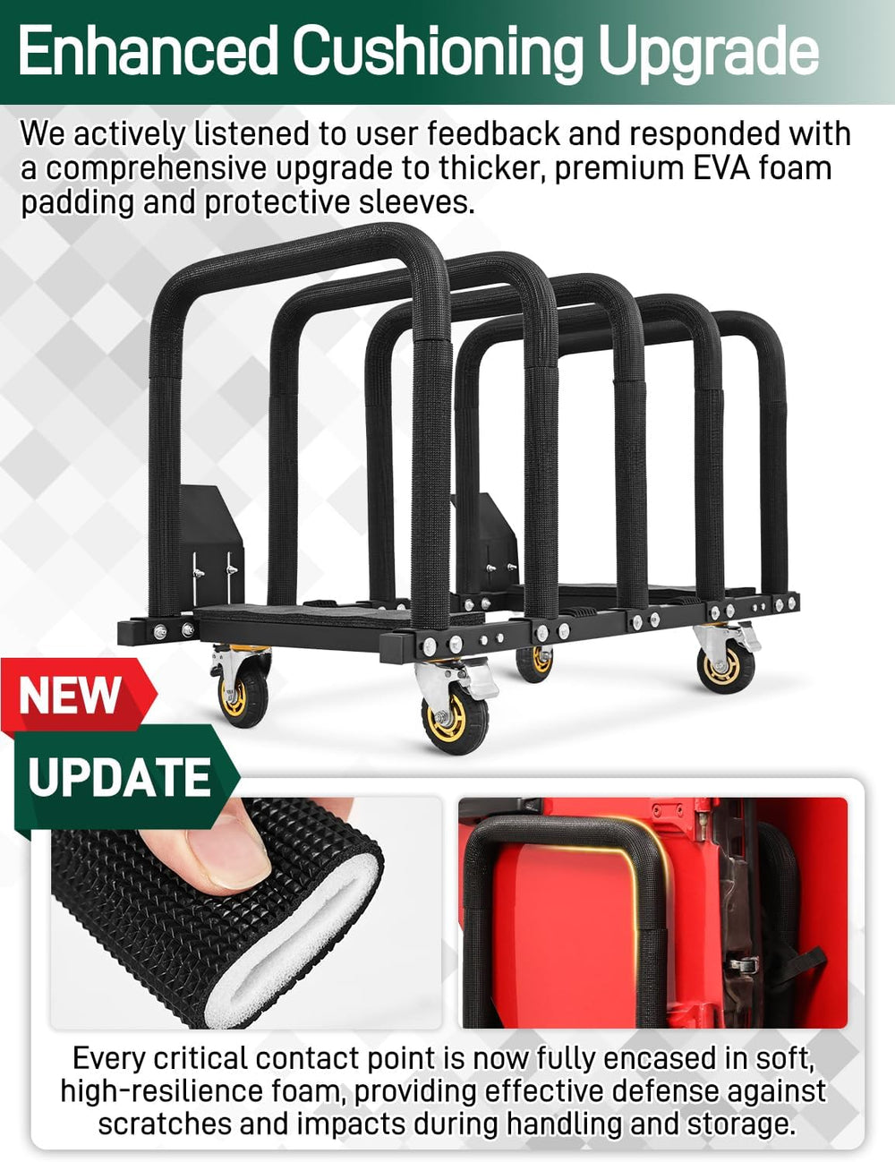 JROAD Upgrade Door Hanger Storage Rack Bracket Holder for 2007-2026 Jeep Wran...