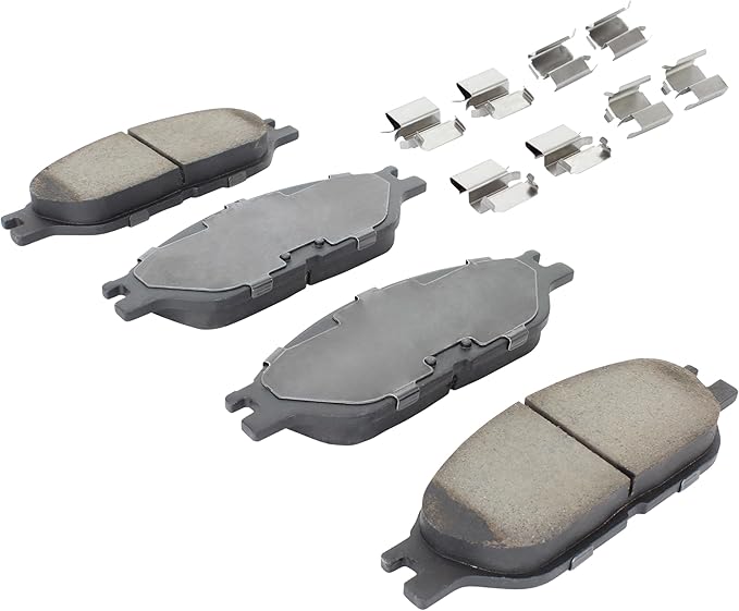 Premium Ceramic Front Brake Pads Compatible