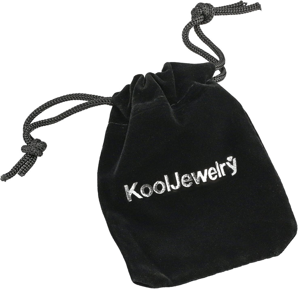 Kooljewelry Solid 14K Yellow Gold Rope Chain Necklace for Women
