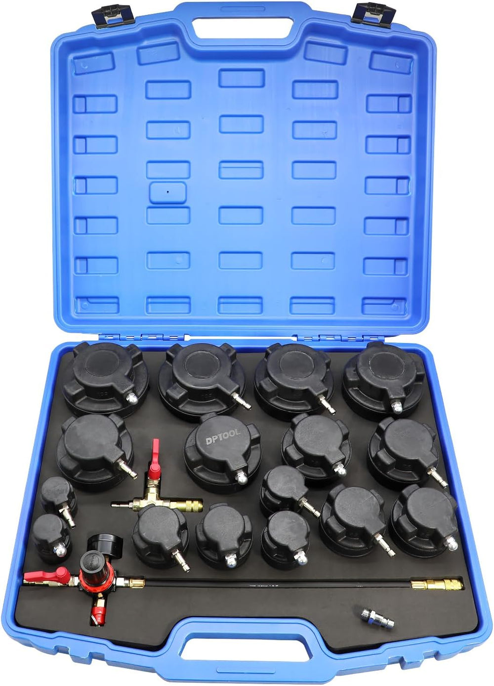 DPTOOL Turbo System Leakage Tester Kit 19Pcs Turbo Boost Leak Tester