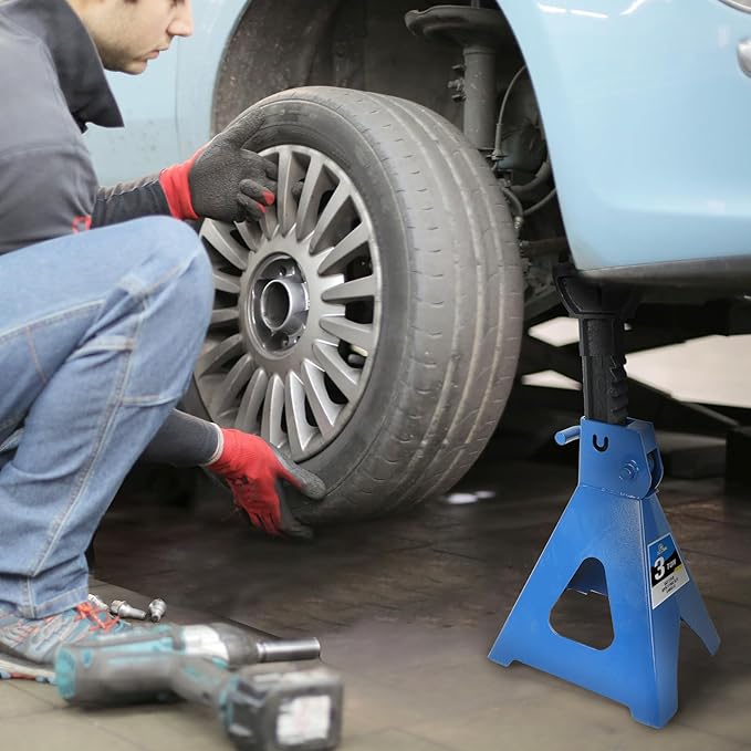 3 Ton Automotive Jack Stands, Heavy Duty Steel Car Lifting Stand