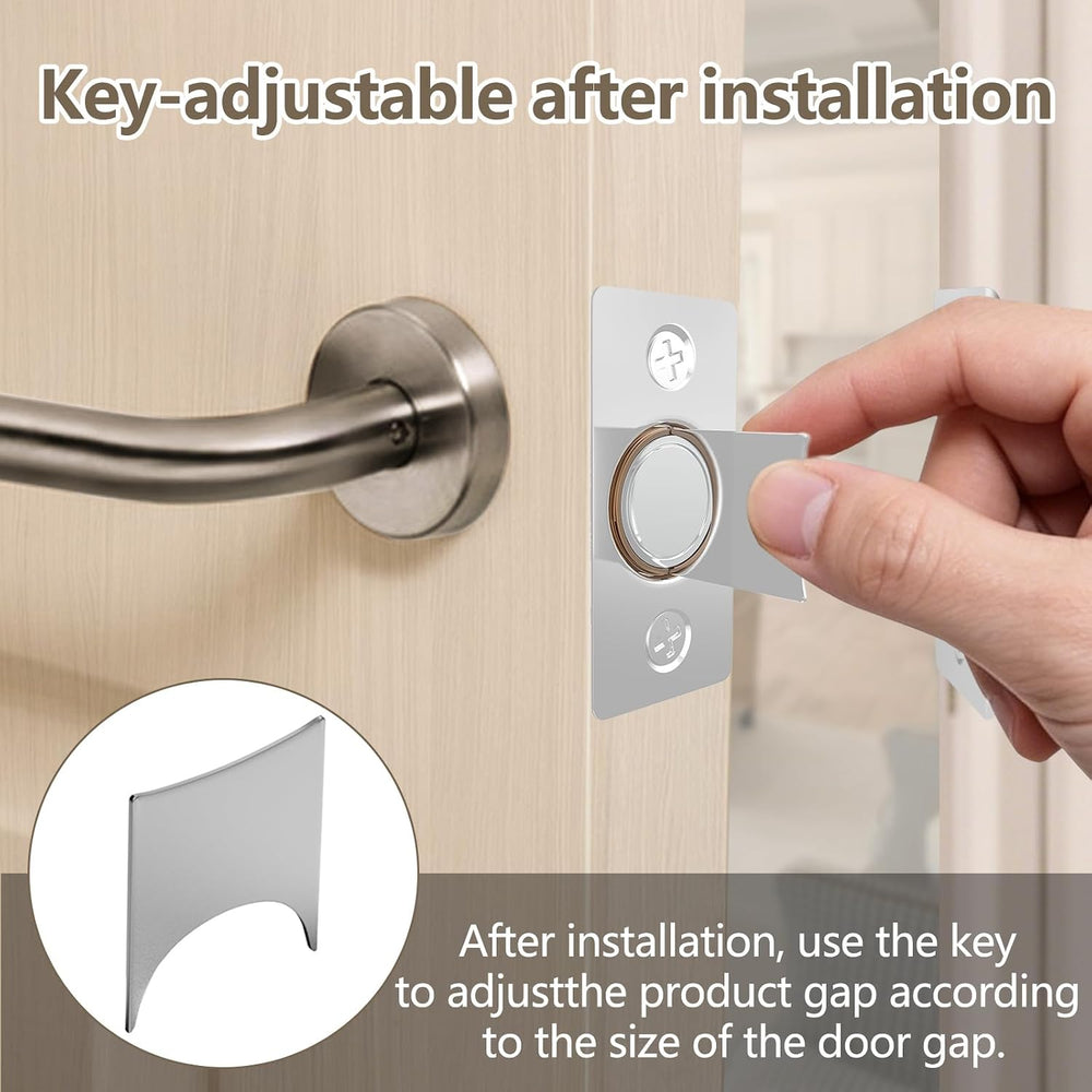 Tonitrui Upgraded Strong Magnetic Door Catch, Replacement for Traditional Doo...
