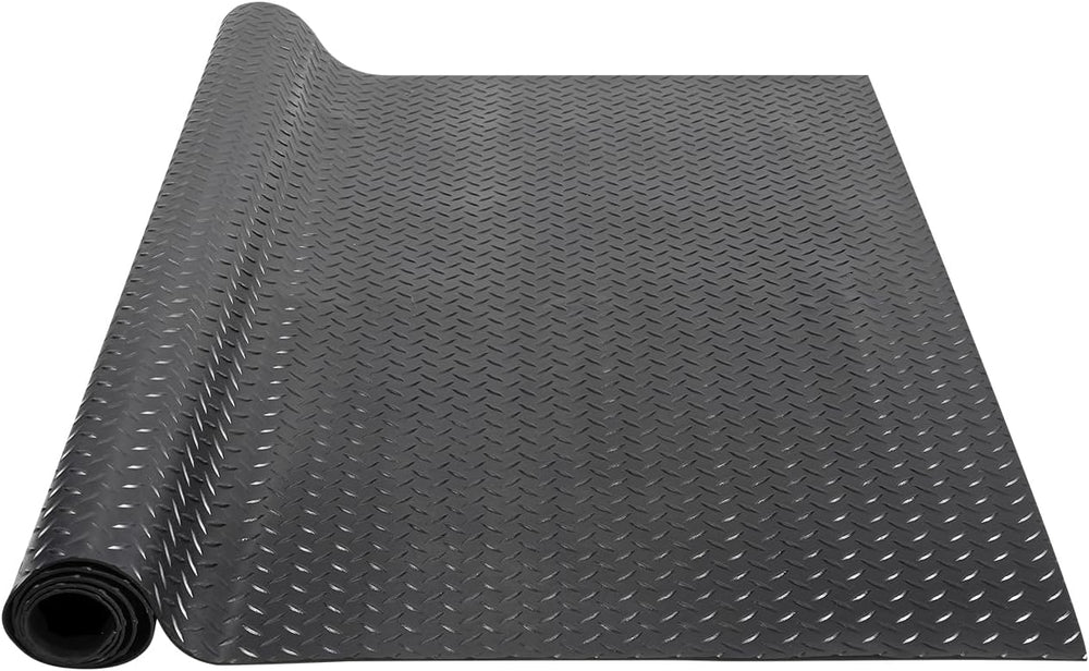 VEVOR Diamond-Plate Flooring Roll, SBR Rubber Mat, Gym & Garage Industry