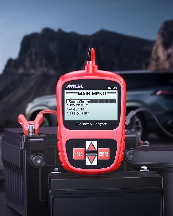 ANCEL BST200 Car Battery Tester 12V Automotive, 100-1100 CCA Battery Load