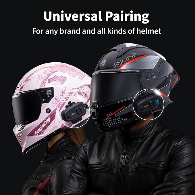 Salut Motorcycle Bluetooth Intercom Headset