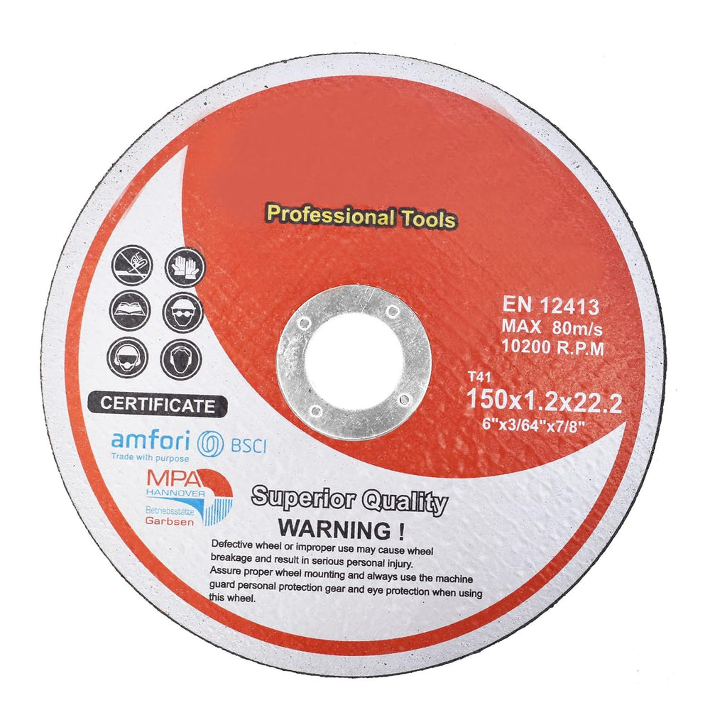 findmall 100 Pack 6" x.045 x7/8" Cut-Off Wheel - Metal and Stainles...