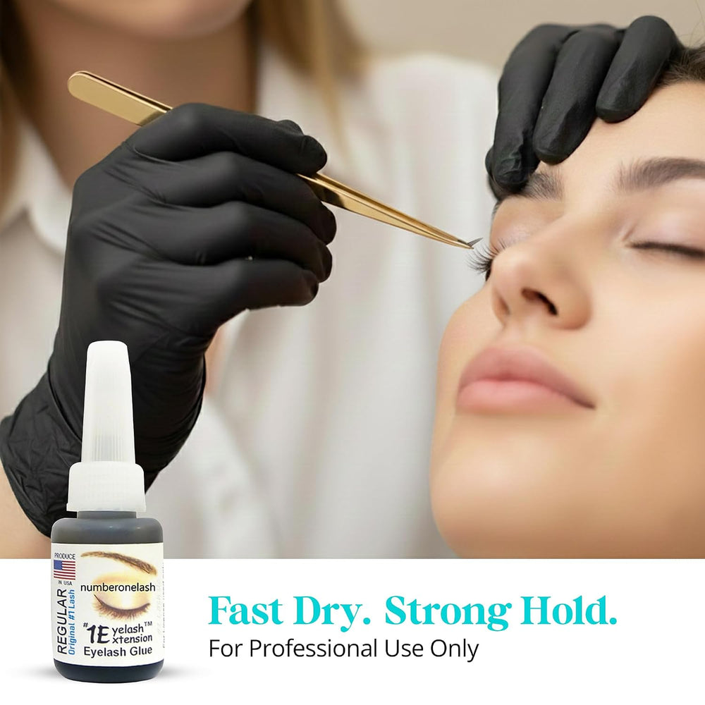 Regular Eyelash Glue - Professional Lash Glue for Individual Flare Lashes, Fa...