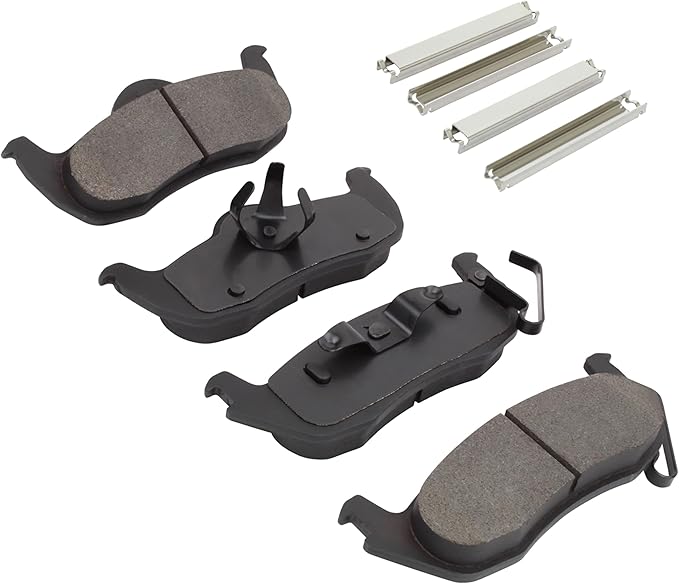Premium Semi-Metallic Rear Brake Pads Compatible