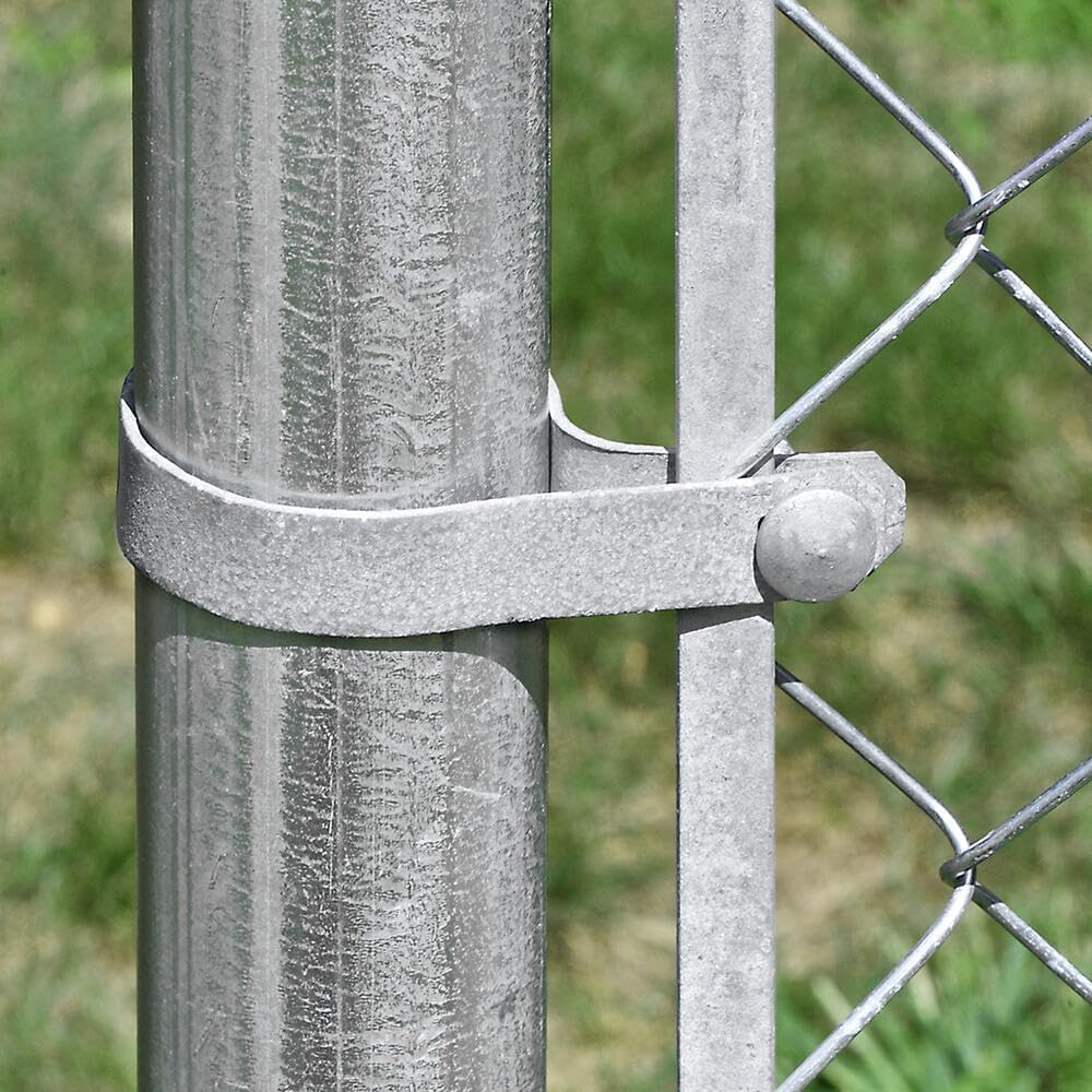 Galvanized Steel Chain Link Tension Band, Durable Steel Chain Link Fence Hard...