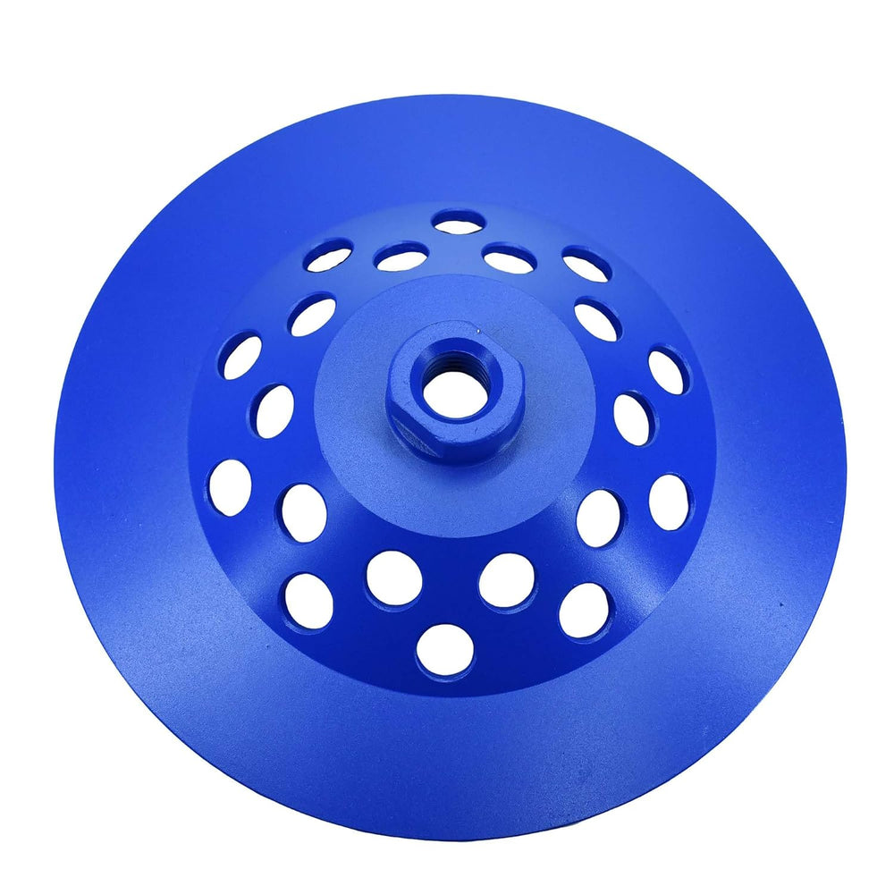 7 in. x 5/8-11 in. Threaded Arbor 24 Segments Diamond Turbo Grinding Cup Whee...