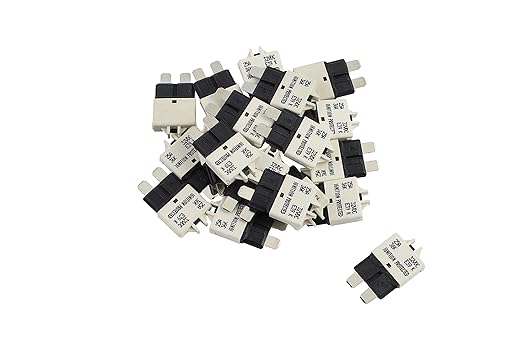GLOSO Circuit Breakers E39 Manual Reset Low Profile ATC/ATO (25 Pack)