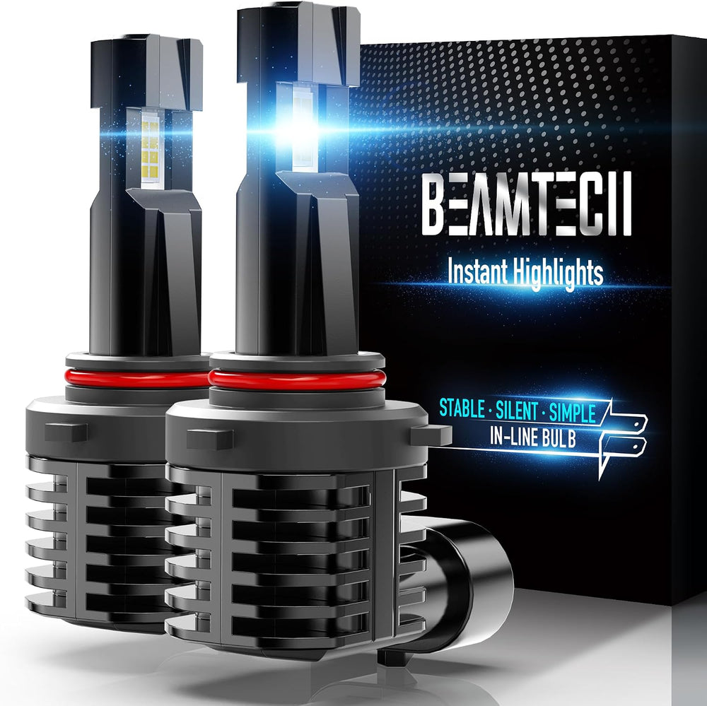 BEAMTECH 9005 Fog Light Bulb, HB3 Fog Bulb 6500K Fog Light or ATV UTV Off Roa...