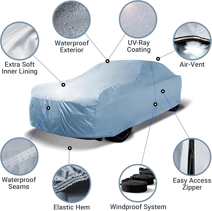 iCarCover Fits: 1964-1967 Premium Full Car Cover Waterproof All Weather