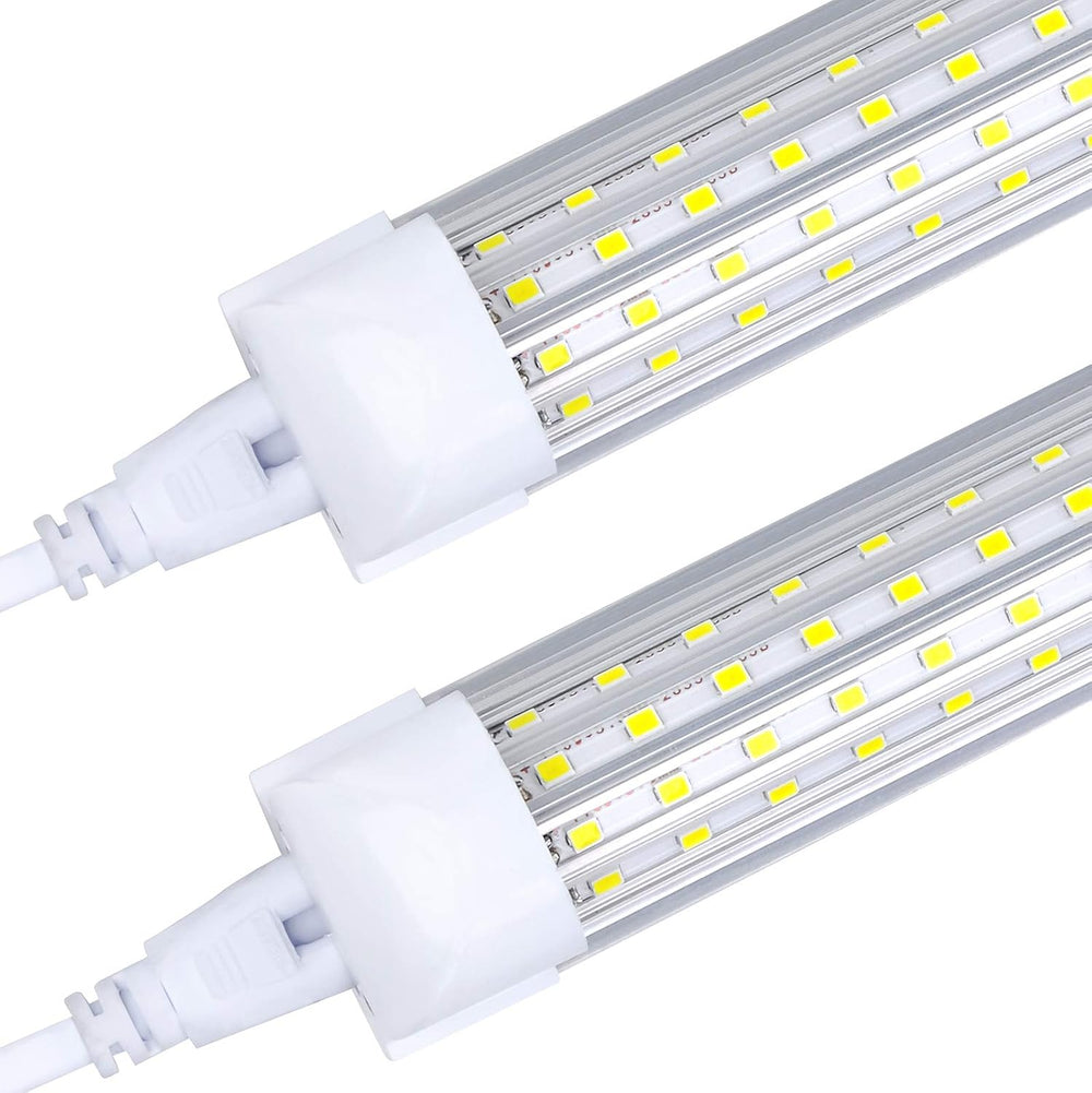 4FT LED Shop Light, 72W 6000K Cold White 9500LM Super Bright T8 Integrated LE...