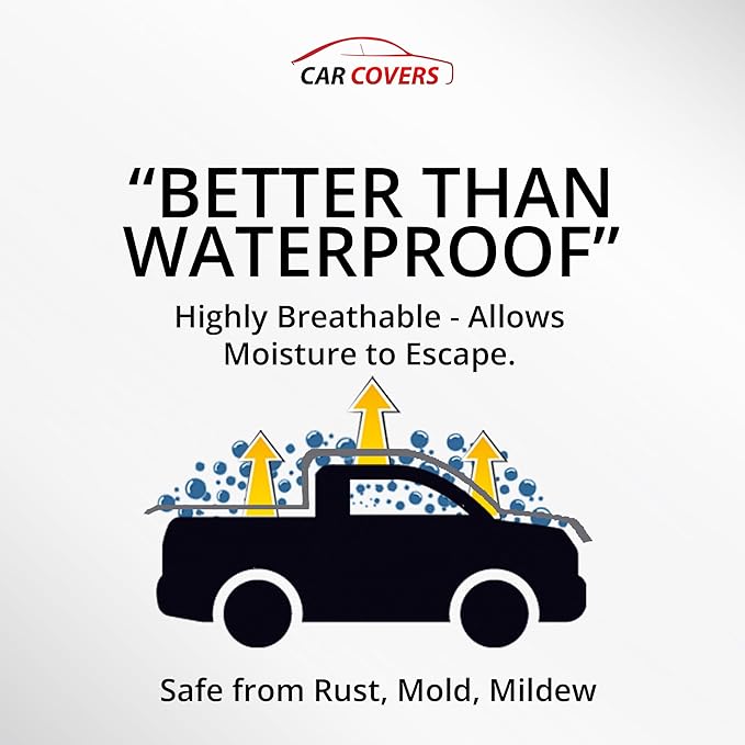 Car Covers Weatherproof Max Truck Cover & Warranty Compatible