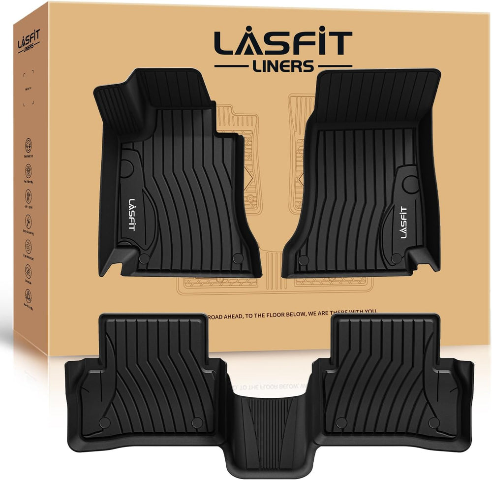 LASFIT Floor Mats for Mercedes Benz C Class 2021 2020 2015-2019 C300 / C350 /