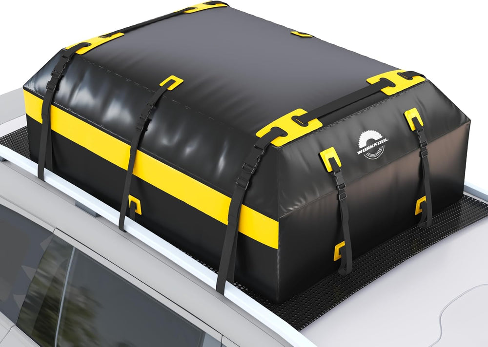 Rooftop Cargo Carrier Vehicle Soft-Shell Carriers, Heavy Duty Car Roof Bag Wa...