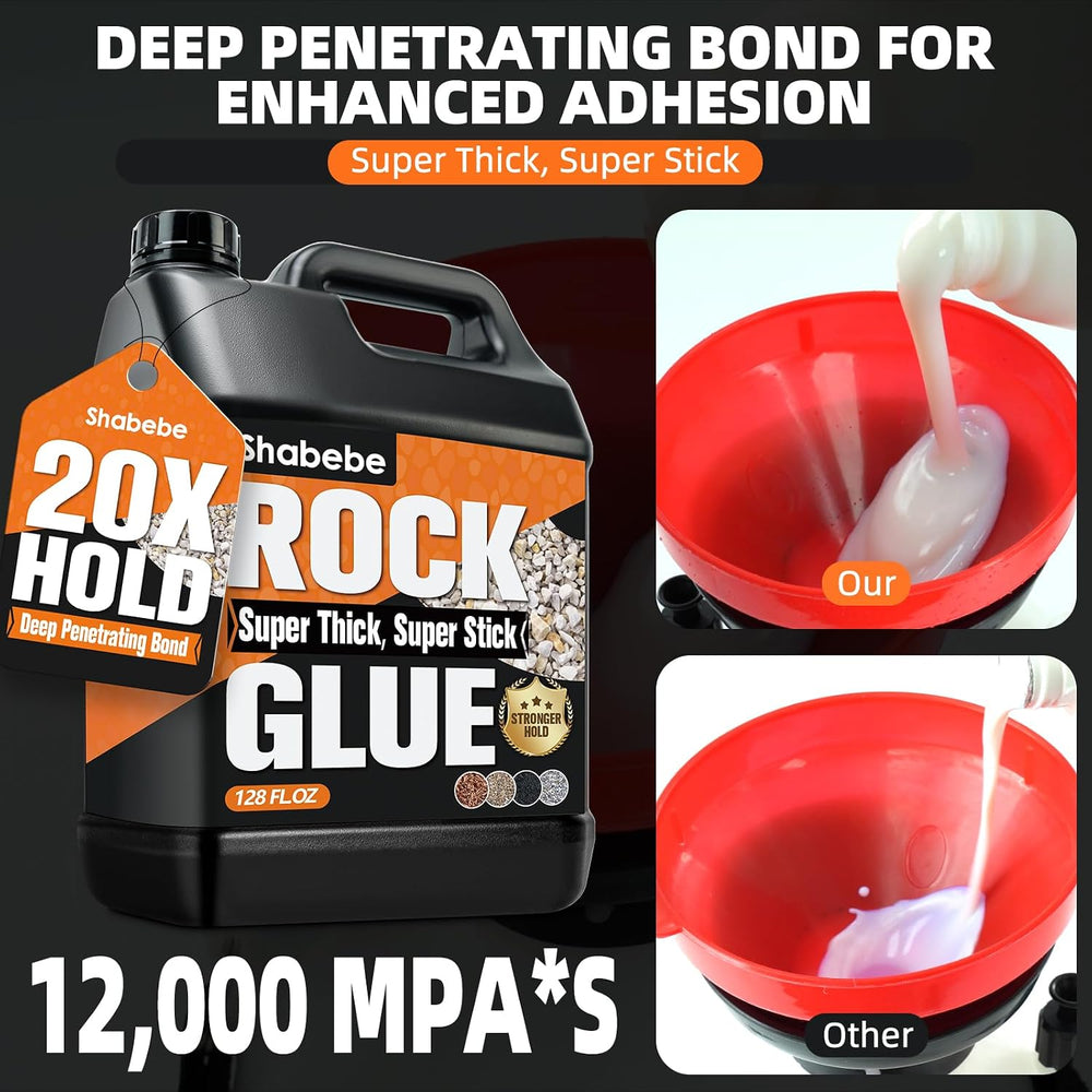 Rock Glue for Landscaping 1 Gallon, Ultra-Stick Mulch Bond Gravel Binder &amp...