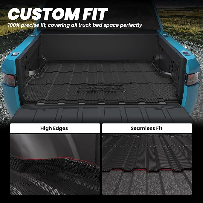 LASFIT Truck Bed Mat Fits for Rivian R1T 2025 2024 2023 2022 Accessories