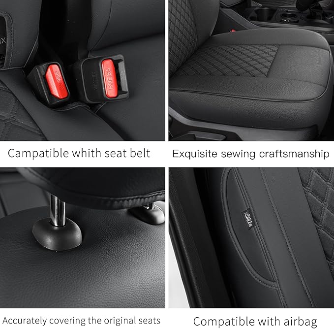 GIANT PANDA Customized Full Set Car Seat Covers Fit 2019 2020 2021 2022 2023