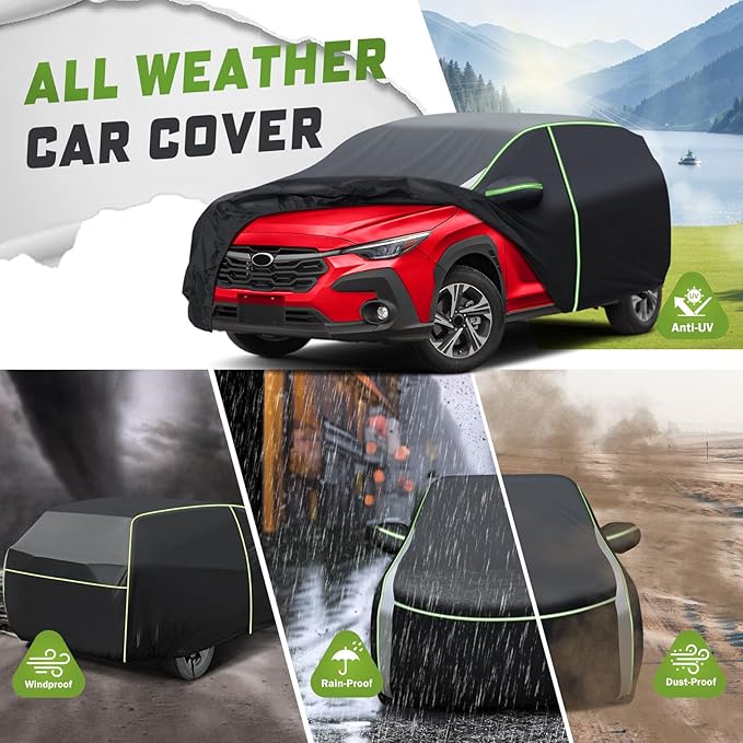 Mixsuper Liner Car Cover for Subaru Crosstrek 2013-2026, 7 Layers Waterproof