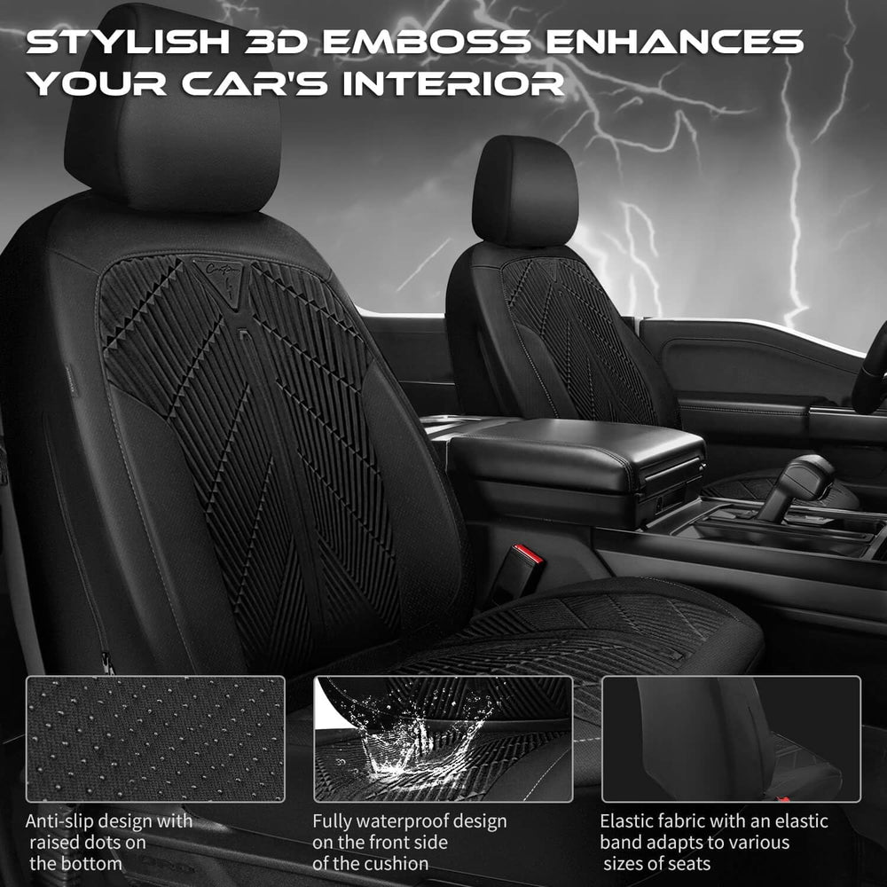 CAR PASS Waterproof Car Seat Covers Full Set,Neoprene Wetsuit, All-Weather No...