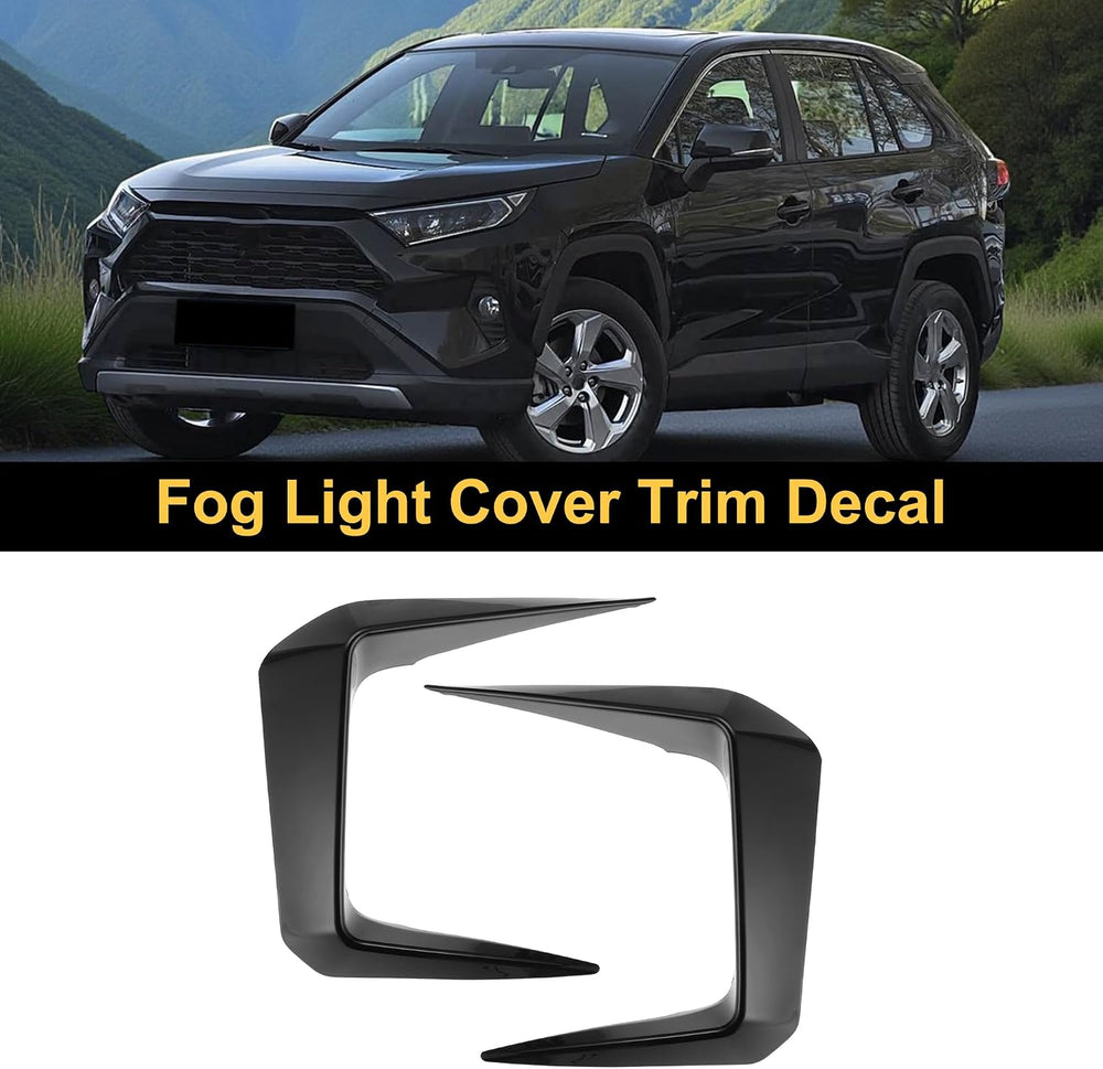 ACROPIX Front Left Front Right Fog Light Cover Trim for Toyota RAV4 2019-2025...